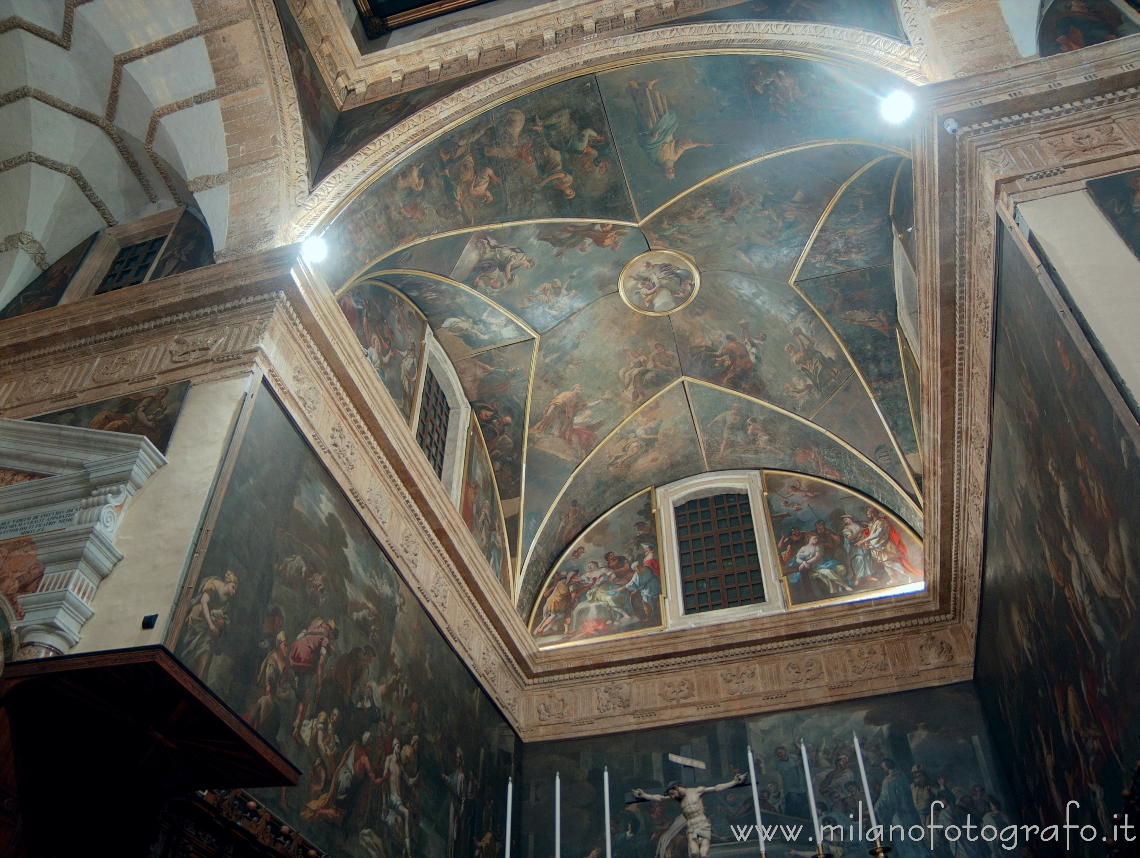 Gallipoli (Lecce, Italy) - Vault of the presbytery of the Basilica Concathedral of Sant'Agata